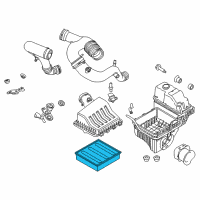 OEM 2018 Lincoln Navigator Element Diagram - 7C3Z-9601-A