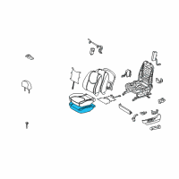 OEM Toyota Seat Cushion Diagram - 71052-42070