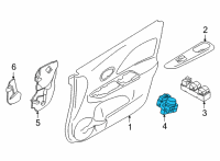 OEM 2021 Nissan Versa SWTCH Mir CONTL Diagram - 25570-5RA0A