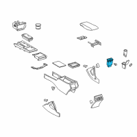 OEM 2007 Toyota Camry Seat Heat Switch Diagram - 84751-06010