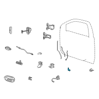 OEM 1999 Ford Mustang Door Ajar Switch Diagram - XF1Z-14018-BA