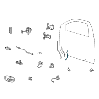 OEM 2004 Mercury Sable Control Rod Diagram - XF1Z-5422134-AA