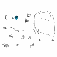 OEM 2002 Ford Taurus Check Arm Diagram - 4F1Z-5422886-AB