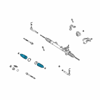 OEM Toyota Boot Diagram - 45535-52060