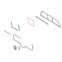 OEM 2008 Ford F-150 Back Glass Diagram - 4L3Z-15420A26-AA