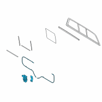 OEM Lincoln Motor Assembly Diagram - 6L3Z-1523394-AB