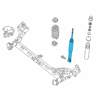 OEM 2017 Nissan Sentra ABSORBER Kit - Shock, Rear Diagram - E6210-4AF0A