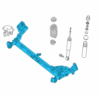 OEM 2018 Nissan Sentra Beam Complete-Rear Suspension Diagram - 55501-5UD2A