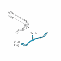 OEM Ford Mustang Tube Assembly Diagram - 5R3Z-7R081-B