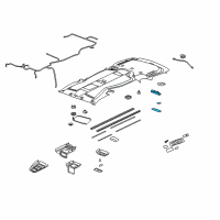 OEM 2005 Chevrolet Uplander Lamp Asm-Cargo *Light Cashmere Diagram - 15874144