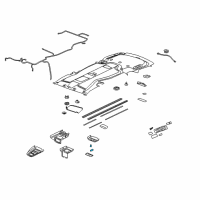 OEM GMC K1500 Suburban Run Lamp Bulb Diagram - 9425542