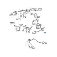 OEM 1994 GMC Sonoma Actuator, Air Inlet Valve Diagram - 1996792