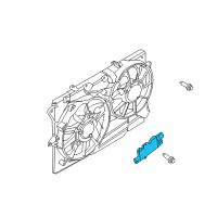 OEM 2014 Ford Edge Fan Relay Diagram - CT4Z-8B658-A