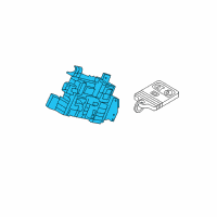 OEM Ford F-350 Super Duty Control Module Diagram - DC3Z-15604-C