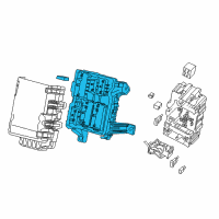 OEM 2015 Chevrolet Silverado 1500 Block Asm-Body Wiring Harness Junction Diagram - 23195440