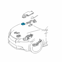 OEM 2018 Lexus GS450h Block Assembly, Relay Diagram - 82660-30C20