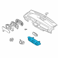 OEM 2020 Kia Forte Control Assembly-Heater Diagram - 97250M6320GBU