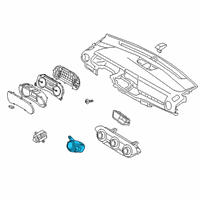 OEM Kia Forte Button Start Swtich Assembly Diagram - 93500M6000