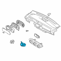 OEM Kia Button Start Swtich Assembly Diagram - 93500M6000