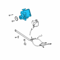 OEM Dodge Sprinter 2500 Power Steering Pump Diagram - 68012236AA