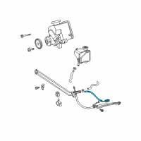 OEM 2007 Dodge Sprinter 3500 Power Steering-Power Steering Return Diagram - 68006671AA