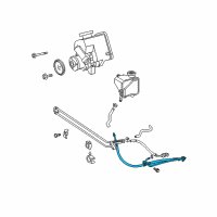 OEM 2008 Dodge Sprinter 3500 Hose-Power Steering Pressure Diagram - 68042998AA