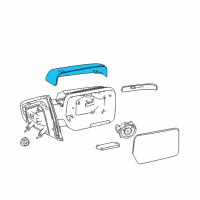 OEM 2009 Ford F-150 Mirror Cover Diagram - 9L3Z-17D742-CA