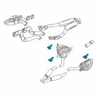 OEM 2000 BMW Z8 Rubber Mounting Diagram - 18-21-1-704-198