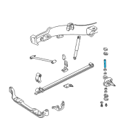 OEM 1994 GMC C2500 PIN KIT, S/KNU KING Diagram - 19370260