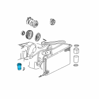 OEM 2002 Chevrolet Express 3500 Drier Diagram - 15005371