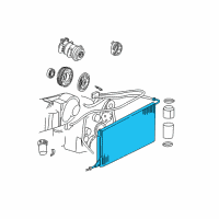 OEM Chevrolet Express Condenser Diagram - 52497546