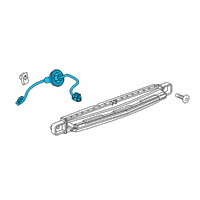 OEM 2022 Cadillac XT4 Harness Diagram - 84804905