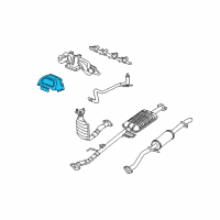 OEM 2004 Ford Escape Heat Shield Diagram - YS4Z-9N454-AA