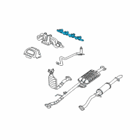 OEM 2003 Ford Focus Gasket Diagram - 968Z-9448-AA