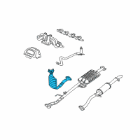 OEM 2004 Ford Escape Converter Diagram - YL8Z-5E212-GB