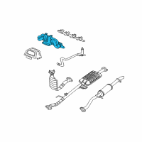 OEM 2002 Ford Escape Manifold Diagram - XS4Z-9430-AA