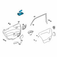 OEM Saturn LW2 Trunk Lamp Diagram - 12787007