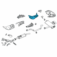 OEM 2015 Ford Focus Heat Shield Diagram - CP9Z-38114B06-A