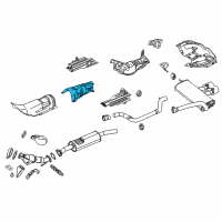 OEM 2013 Ford Focus Heat Shield Diagram - 3M5Z-5811434-B