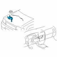 OEM 1996 Toyota 4Runner Actuator Assembly Diagram - 88200-35280