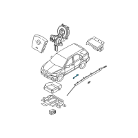 OEM Kia Sorento Seat Track Sensor Diagram - 569813E500