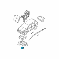 OEM Kia Front Impact Sensor Diagram - 959303E100