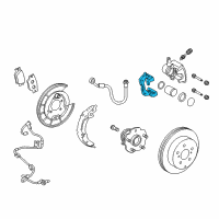 OEM 2015 Toyota RAV4 Caliper Support Diagram - 47822-0R030