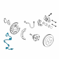 OEM 2017 Lexus NX200t Wire, Skid Control Sensor Diagram - 89516-0R090