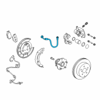 OEM 2016 Toyota RAV4 Brake Hose Diagram - 90947-A2082