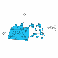 OEM 2012 Chevrolet Tahoe Composite Assembly Diagram - 22853026