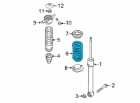 OEM Hyundai Tucson SPRING-RR Diagram - 55330-N9AC0