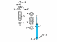 OEM 2022 Hyundai Tucson SHOCK ABSORBER ASSY-REAR Diagram - 55307-N9200