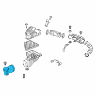 OEM 2020 GMC Acadia Intake Duct Diagram - 23100543