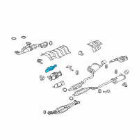 OEM 2008 Acura RL Cover (Upper) Diagram - 18182-RJA-J00